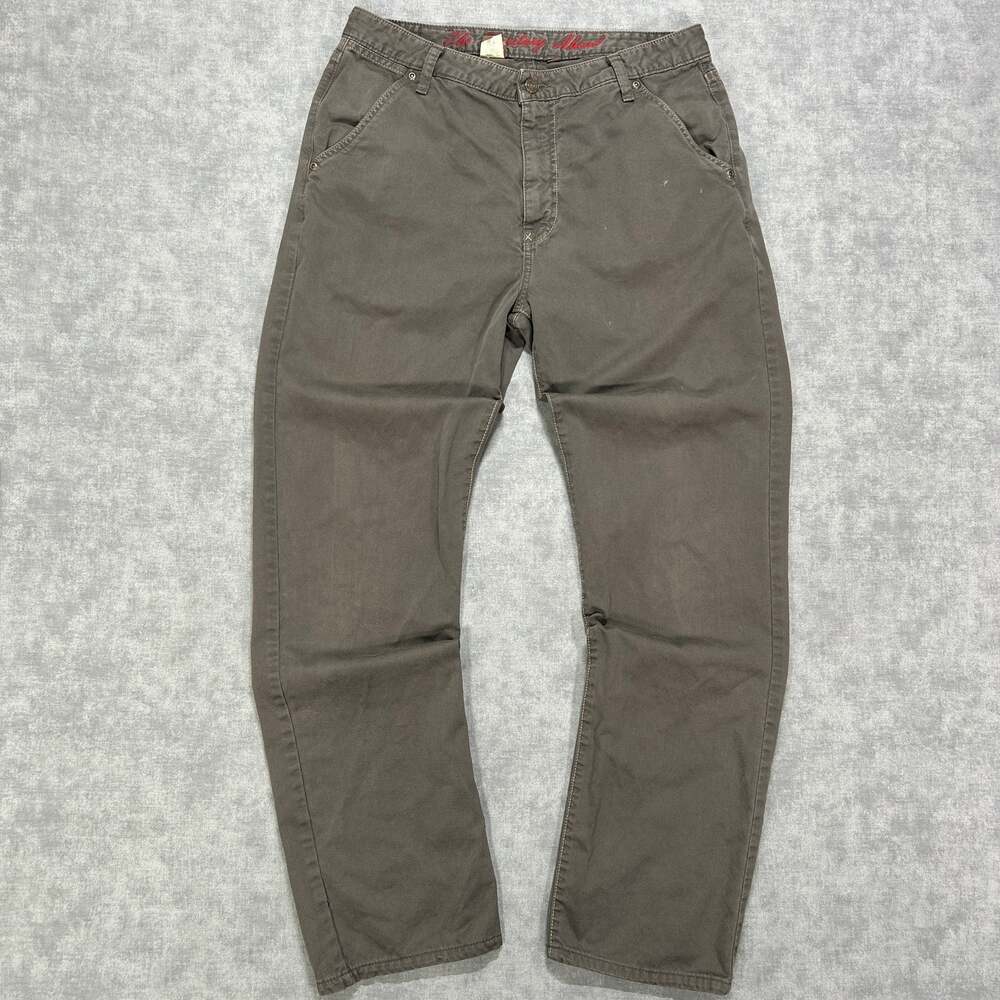 The Territory Ahead Chino Pants Mens 32x32 Gray Hiking Trousers OP021319